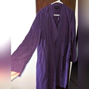 Lane Bryant Purple Trench Jacket Size 14/16